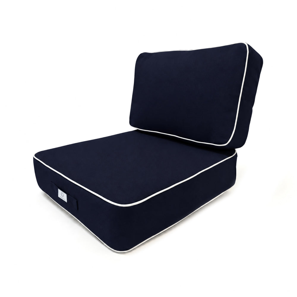 Premium-Kissen-Set Marineblau