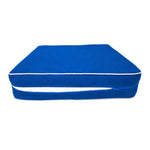 Premium kussenset 60x60 Koningsblauw - Dik 12cm & Biesafwerking