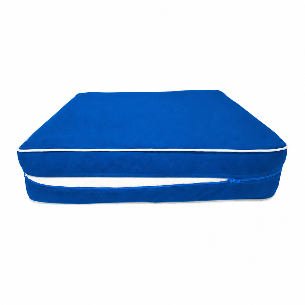 Premium-Kissen-Set 50x50 Königsblau, Polyesterstoff