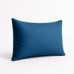 Coussin de décoration extérieur, déhoussable, lot de 2, 60x35cm - Bleu pétrole - Deco-arts.fr