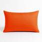 Coussin de décoration extérieur, déhoussable, lot de 2, 60x35cm - Orange - Deco-arts.fr