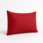 Coussin de décoration extérieur, déhoussable, lot de 2, 60x35cm - Rouge - Deco-arts.fr
