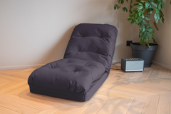 Convertible Armchair with 6-Position Adjustable Backrest Dark Gray