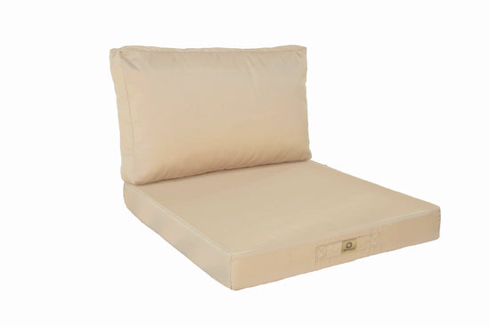 Cushions for garden furniture with removable cover 60x60cm Beige