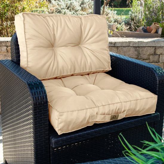Cushions for padded garden furniture 50x50cm Beige