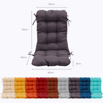 Coussin de chaise dossier haut gris carbone, capitonné, 120x50 cm, confort 8 cm, pour fauteuils et canapés.