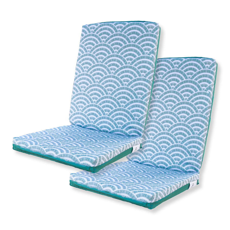 Lot de 2 Coussins Chaise Haut Dossier 95x40, 5 cm dick