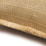 Housse de Coussin Effet Raphia À Bande 30x50 - vue latérale