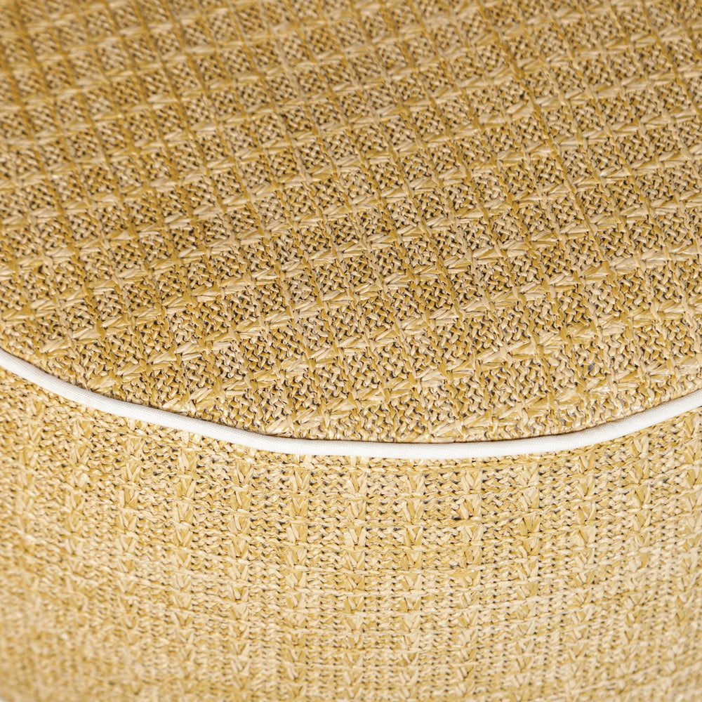 Pouf Gonflable Extérieur Rond 53cm, tissu anti-UV