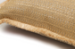 Housse de coussin effet raphia - À bande - Rectangle - 50x30cm - Deco-arts.fr