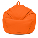 Pouf poire XL d'extérieur - 110x120 cm - Orange - Deco-arts.fr