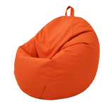 Pouf poire XL d'extérieur - 110x120 cm - Orange - Deco-arts.fr