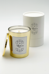 Bougie parfumée naturelle  – Cire d’abeille 180g – Patchouli & Ambre - Deco-arts.fr