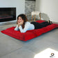 Futon XXL - Matelas de sol 195x100cm - Rouge - Deco-arts.fr