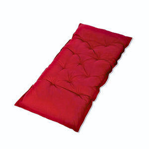 Matelas de Sol XXL 195x100 Rouge - Épais 15cm (Lit d'Appoint & Jeu)