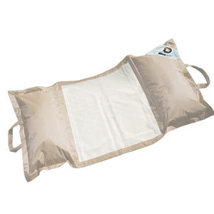 Pouf Flottant Piscine XXL 170x90 Beige - Matelas Hamac à Billes (Confort Adulte)