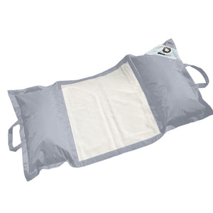 Pouf Flottant Piscine XXL 170x90 Gris Galet - Matelas Hamac à Billes (Confort Adulte)
