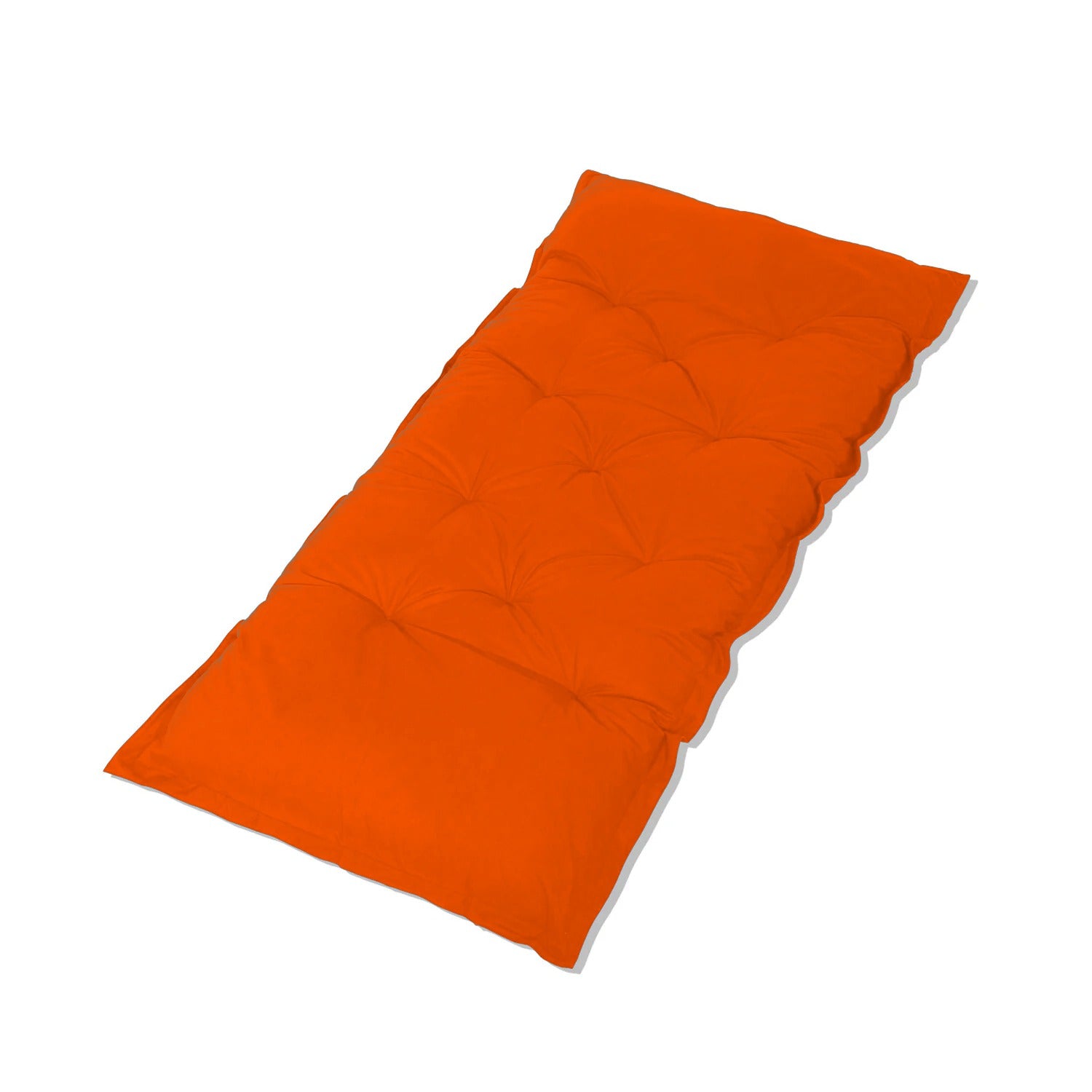 Futon XXL - Matelas de sol 195x100cm - Orange - Deco-arts.fr