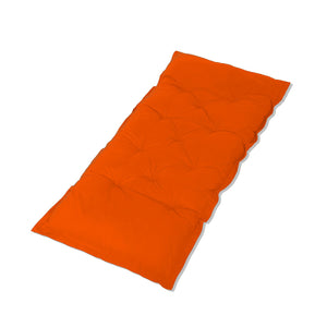 Matelas de Sol XXL 195x100 Orange - Épais 15cm (Lit d'Appoint & Jeu)