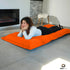 Futon XXL - Matelas de sol 195x100cm - Orange - Deco-arts.fr