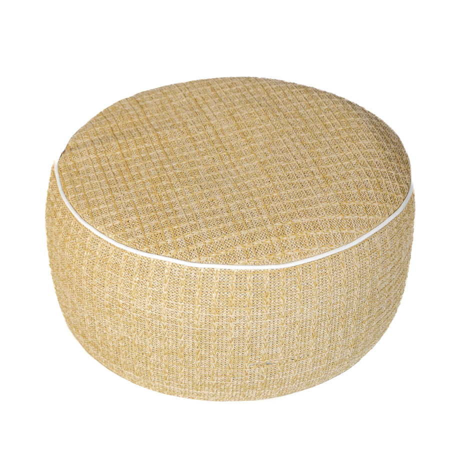 Pouf Gonflable Extérieur Rond 53cm, abnehmbarer Bezug
