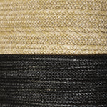 Housse de coussin effet raphia - Bi-colore - Carré - 45x45cm - Deco-arts.fr