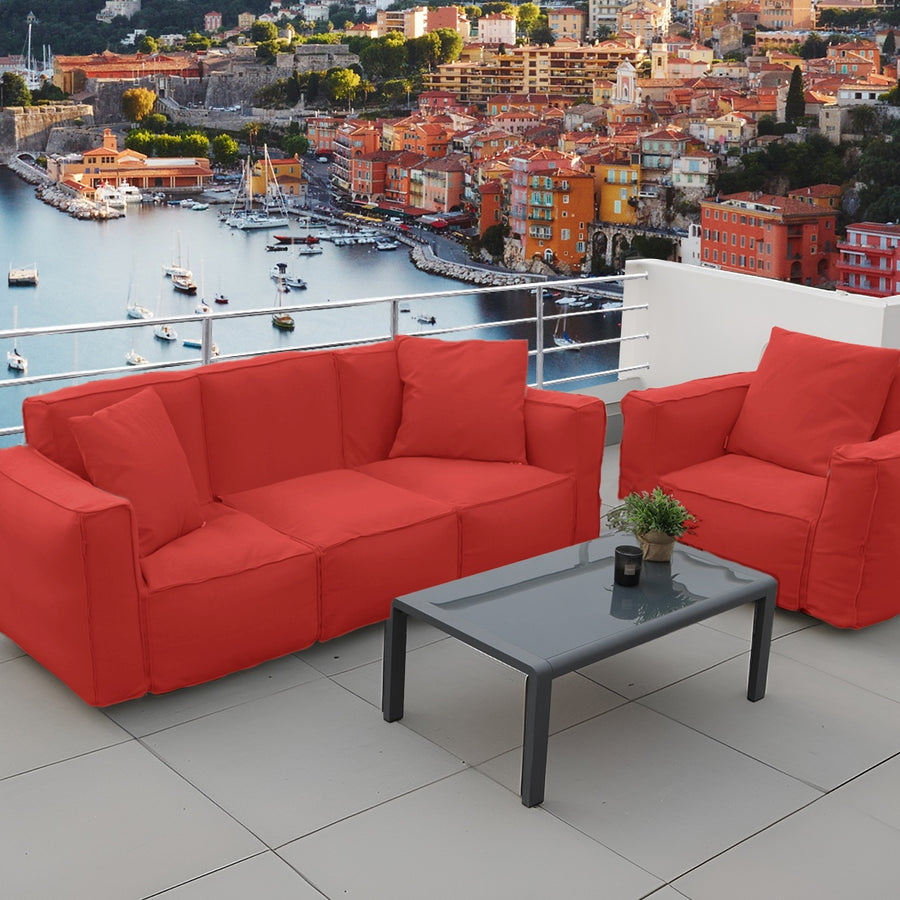 Poltrona Modular de Jardim 90x75 Terracota – foto 5