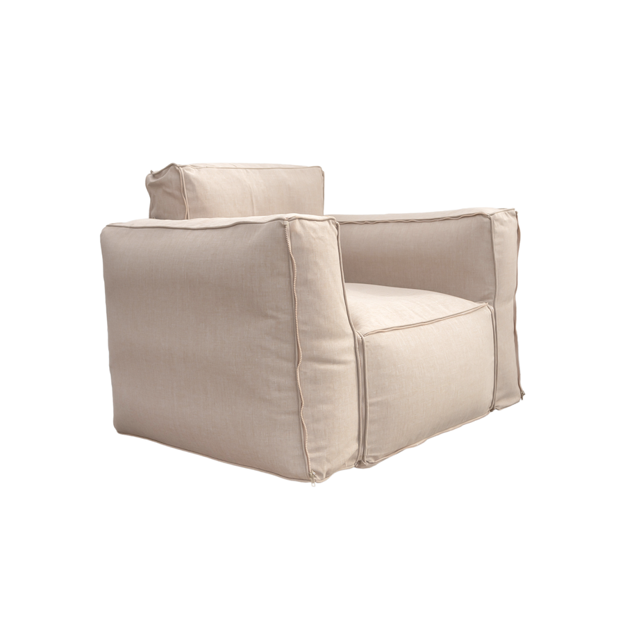 Poltrona Modular de Jardim 90x75 Bege – foto 10