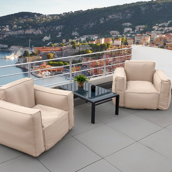 Poltrona Modular de Jardim 90x75 Bege – foto 4