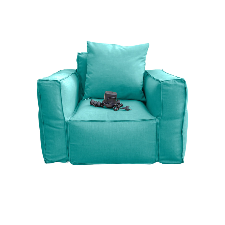 Modulaire tuinfauteuil 90x75 Caribisch Blauw – foto 8