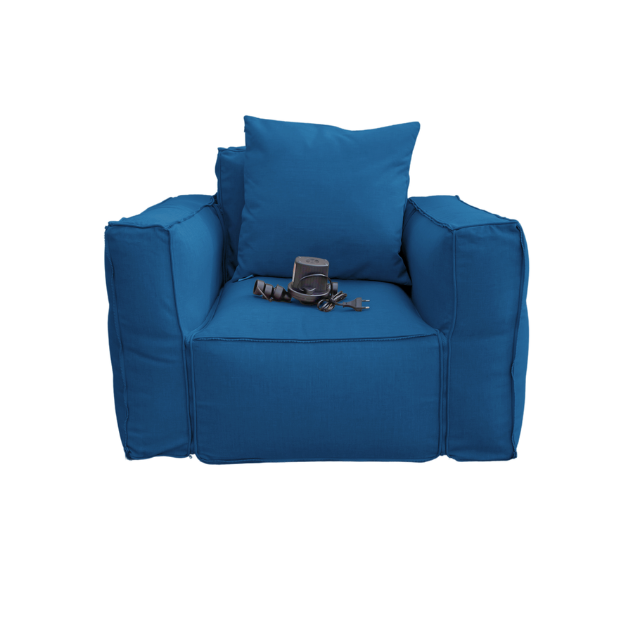 Poltrona Modular de Jardim 90x75 Azul Petróleo – foto 9