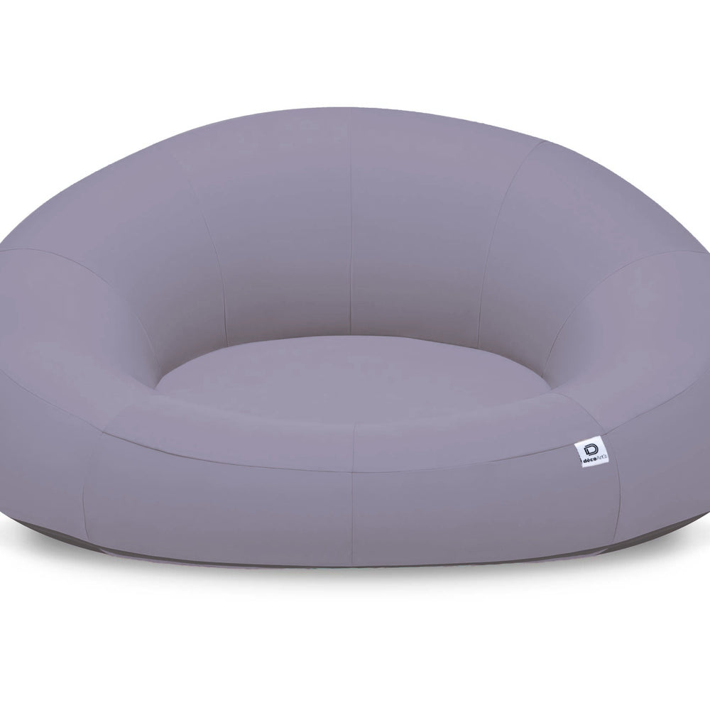 XXL-Schwimmsessel für den Pool 140x120 Kieselgrau, Olefin-Stoff