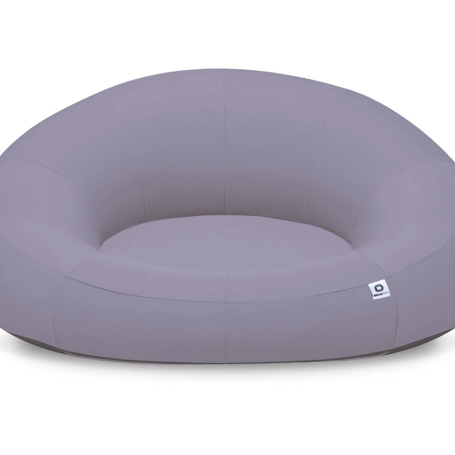 XXL drijvende zwembadfauteuil 140x120 Kiezelgrijs, olefine stof