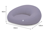 Pouf XXL Flottant pour Piscine 140x120x60 cm Gris galet - Deco-arts.fr