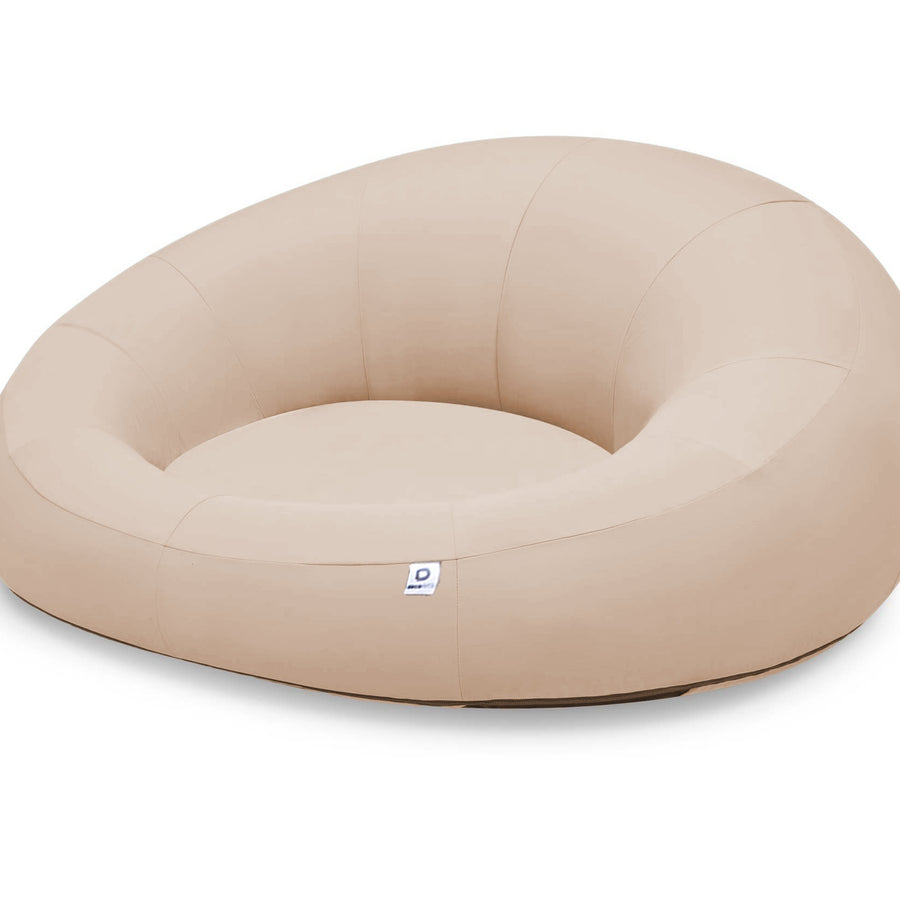 XXL drijvende zwembadfauteuil 140x120 Beige – foto 4