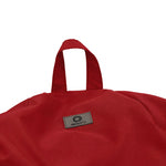 Pouf Poire XL 110x120 Rouge - Déhoussable & Imperméable (Garni Billes)