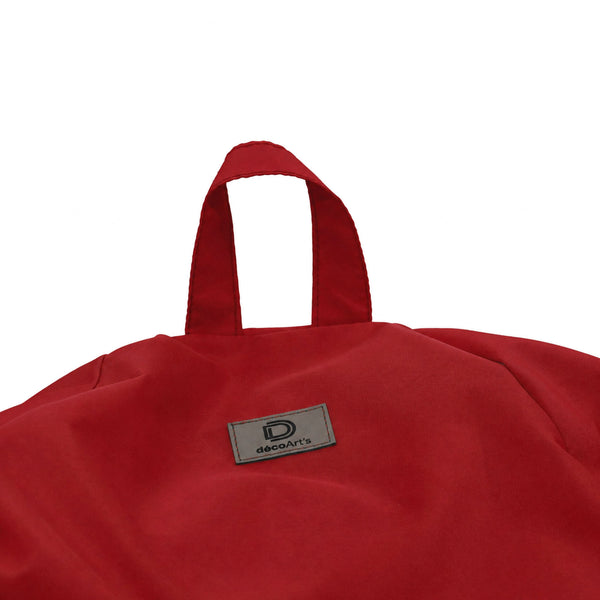 Pouf poire XL de exterior - 110x120 cm - Rouge