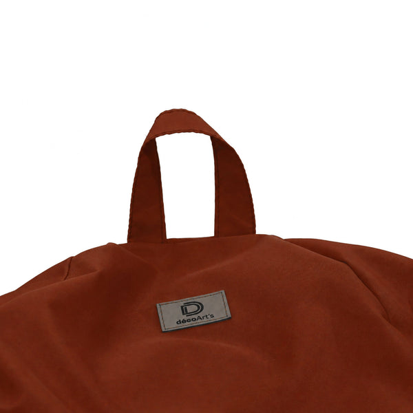 Pufe Pera XL 110x120 Terracota - Capa Amovível & Impermeável (Garni Esferas)