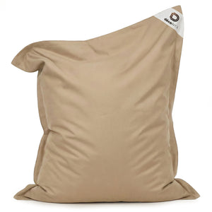Housse de Pouf Géant XXL 180x140 Beige - (Housse Seule à Garnir - Intérieur/Extérieur)