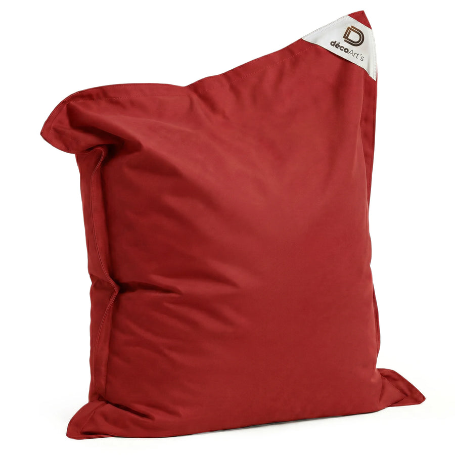 XXL reuzenzitzak 180x140 Chilirood, voor binnen, buiten en bij het zwembad