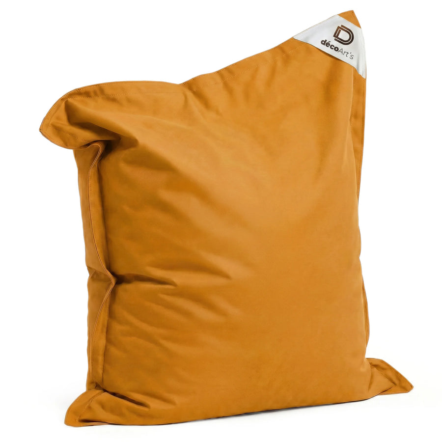 XXL reuzenzitzak 180x140 Honinggeel, polyester stof