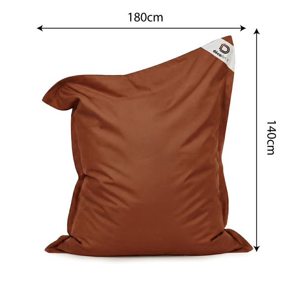 XXL-Schwimmsitzsackbezug 180x140 Terrakotta - (Bezug zum Selbstbefüllen - Spécial Pool)
