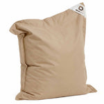 Giant XXL Bean Bag 180x140 Beige - Waterproof & Removable Cover (Foam)