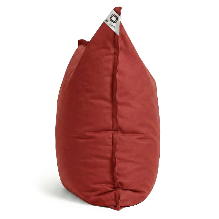 XXL-Riesen-Sitzsackbezug 180x140 Chilirot, Polyesterstoff