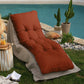 Coussin bain de soleil 185 x55cm Terracotta - Deco-arts.fr