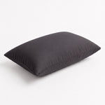 Lot de 2 Coussins d'Appoint 60x35 Gris Carbone - Déco Jardin & Déhoussable