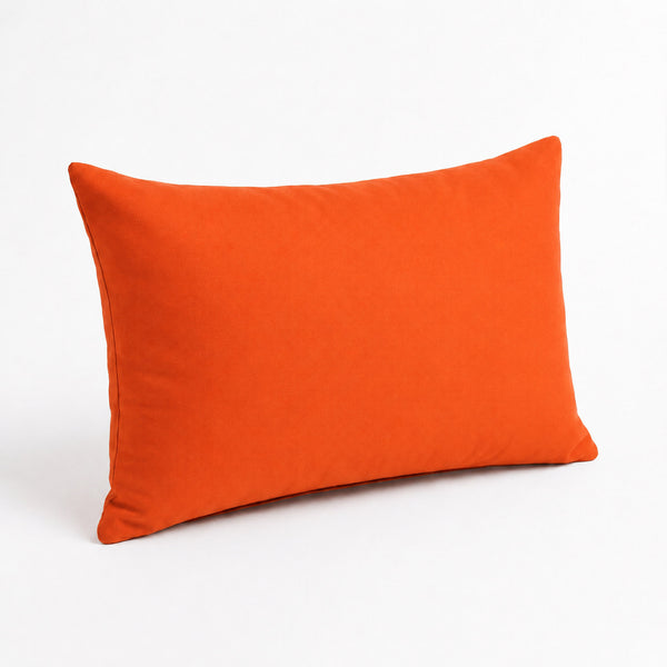 Set of 2 Accent Cushions 60x35 Orange - Garden Décor & Removable Cover