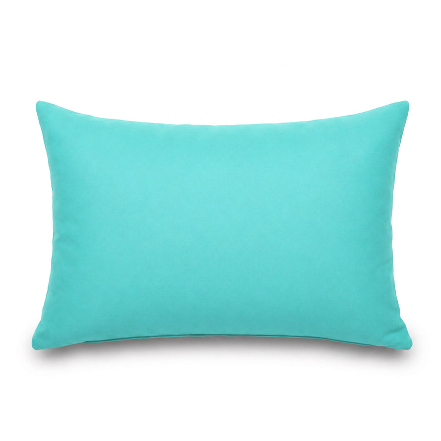 Set of 2 Accent Cushions 60x35 Caribbean Blue, polyester fabric