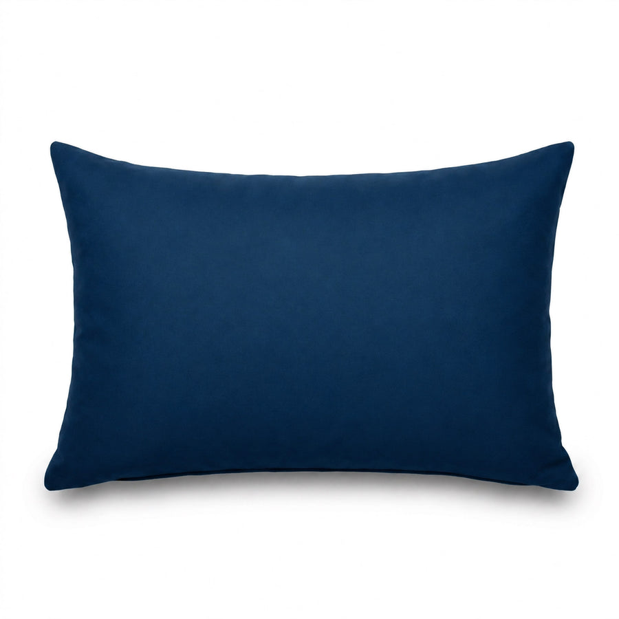 Lot de 2 Coussins d'Appoint 60x35 Bleu Pétrole, pour l'intérieur, l'extérieur et la piscine