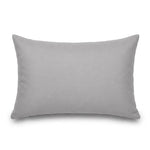 Lot de 2 Coussins d'Appoint 60x35 Gris Galet - Déco Jardin & Déhoussable